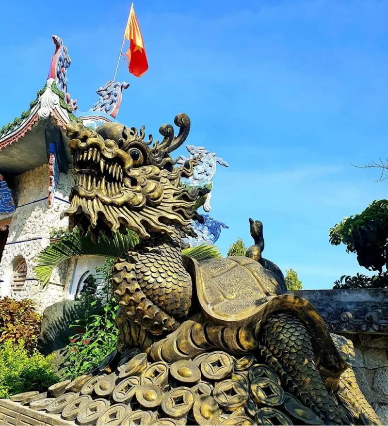 Chùa Thanh Lương Phú Yên - Nét kiến trúc độc đáo từ san hô và gáo dừa