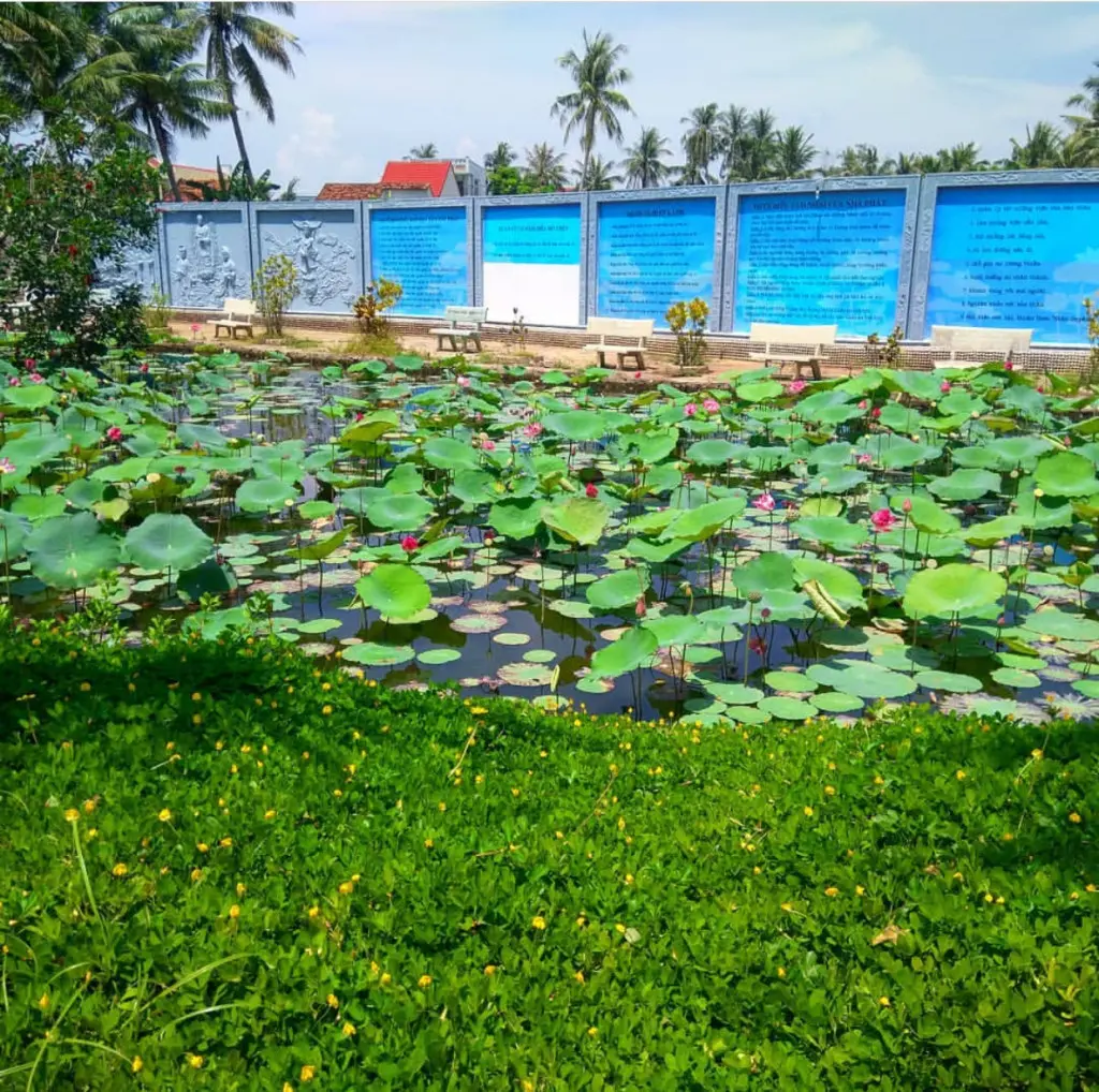 Ch&ugrave;a Thanh Lương Ph&uacute; Y&ecirc;n - N&eacute;t kiến tr&uacute;c độc đ&aacute;o từ san h&ocirc; v&agrave; g&aacute;o dừa 6