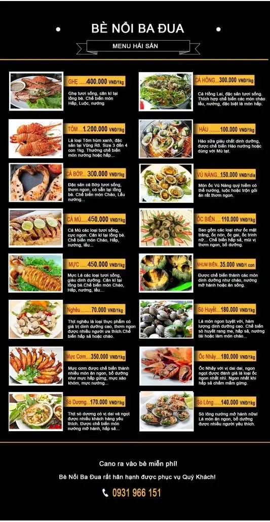 Hải sản bè nổi Vũng Rô Phú Yên – Muôn vàn món ngon với hương vị đậm đà, hấp dẫn 7