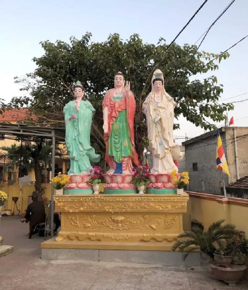 Ch&ugrave;a Phổ Minh Quảng B&igrave;nh trung t&acirc;m Phật học một thời vang b&oacute;ng 7