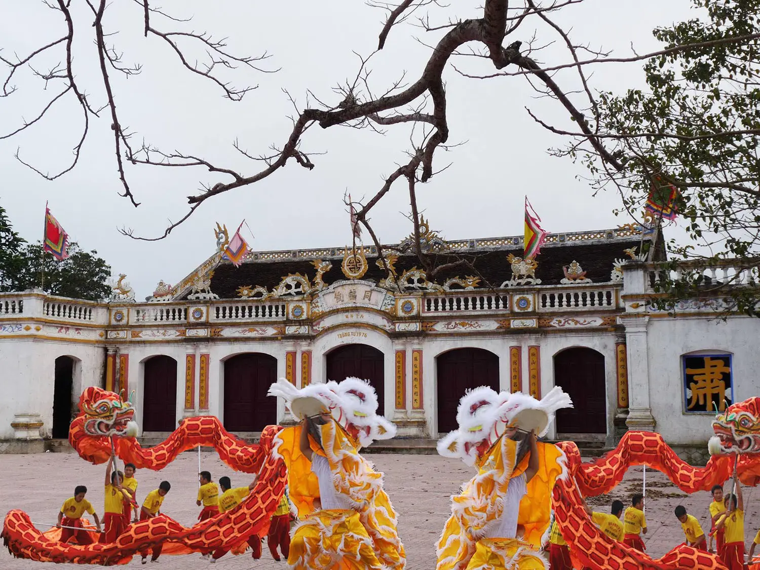 Đ&igrave;nh H&ograve;a Ninh Quảng B&igrave;nh trăm năm ho&agrave;i cổ 3