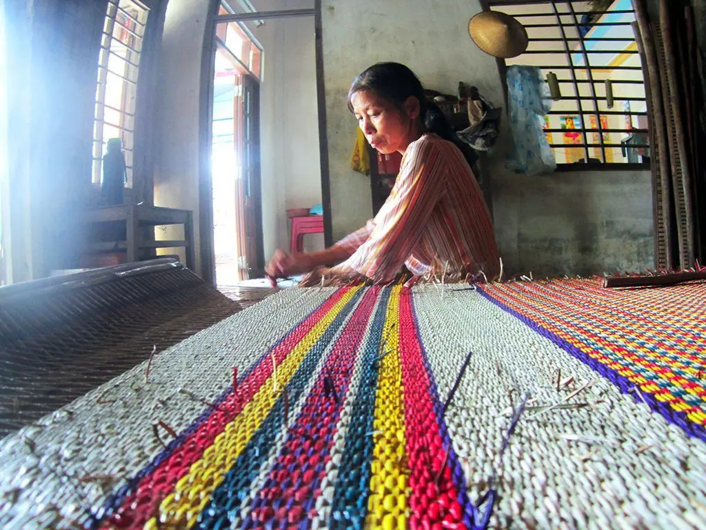 Về thăm l&agrave;ng nghề dệt chiếu c&oacute;i An X&aacute; - Lệ Thuỷ Quảng B&igrave;nh 7
