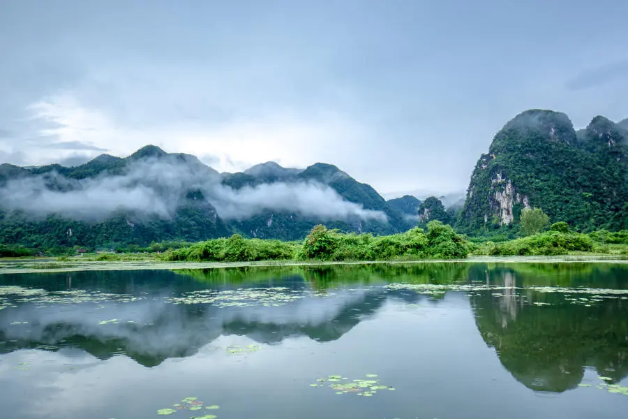 Cắm trại b&ecirc;n Hồ Y&ecirc;n Ph&uacute; chi&ecirc;m ngưỡng bức tranh sơn thủy hữu t&igrave;nh 10