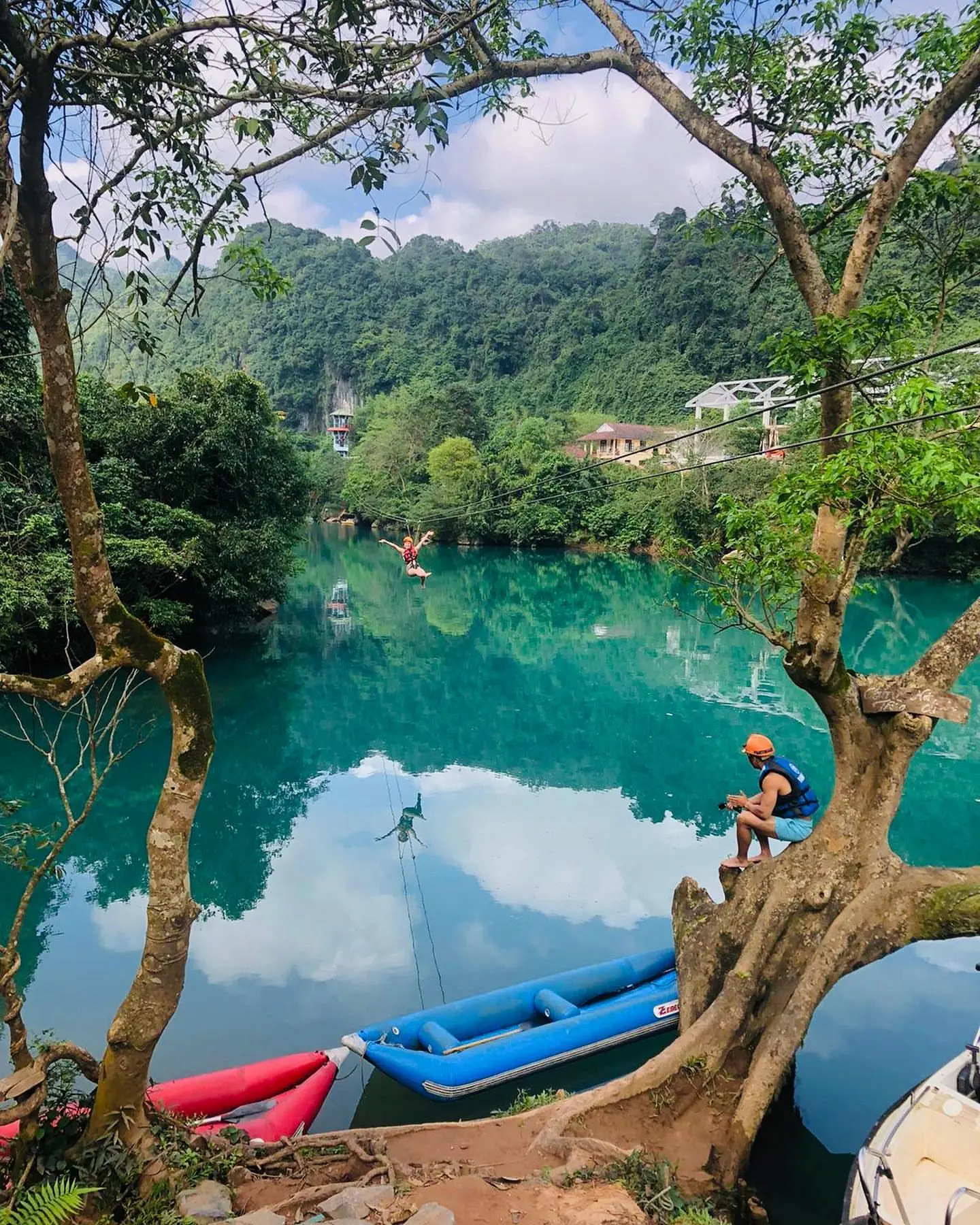 Tất tần tật trải nghiệm zipline Sông Chày Hang Tối Quảng Bình 8