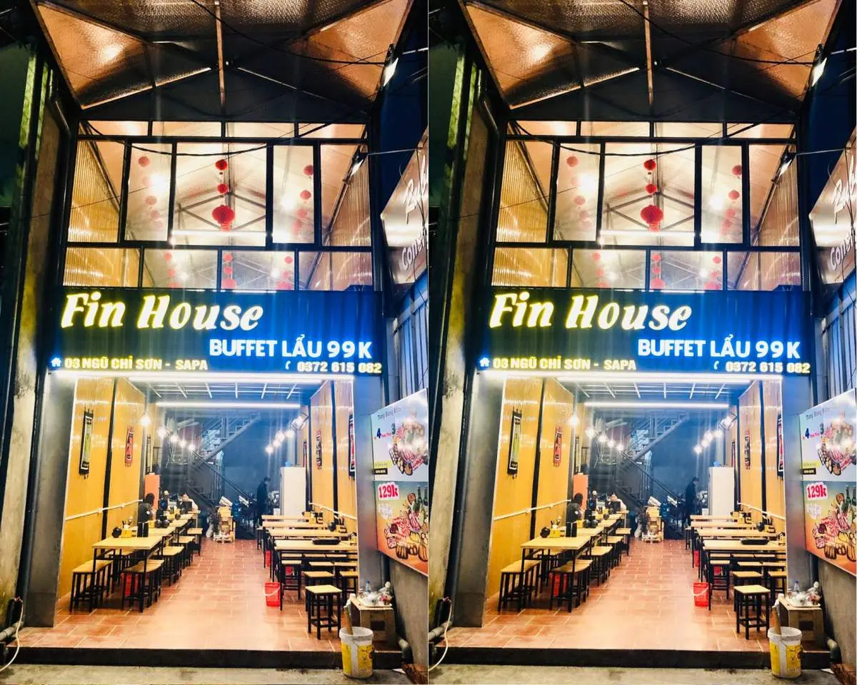 Fin House Sapa Restaurant - Xuýt xoa trước nhà hàng Buffet Lẩu giá yêu thương 2
