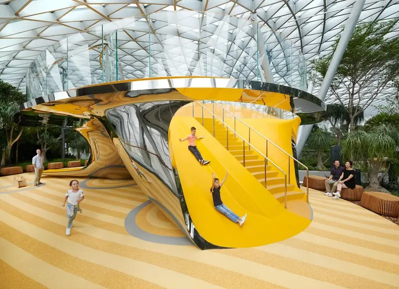 Jewel Changi kiệt t&aacute;c kiến tr&uacute;c h&agrave;i h&ograve;a với thi&ecirc;n nhi&ecirc;n tại Singapore 12