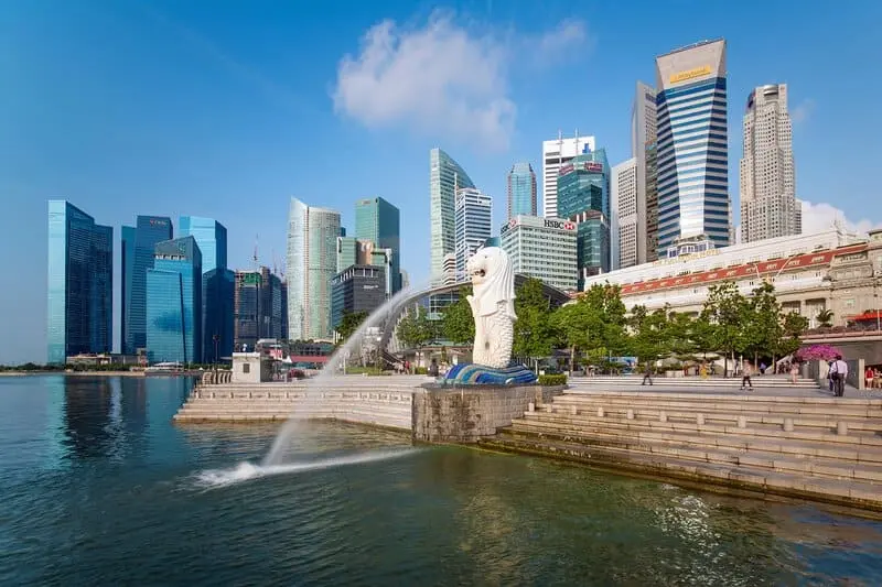 Merlion Park, c&ocirc;ng tr&igrave;nh biểu tượng cho thời kỳ thịnh vượng tại Singapore 2