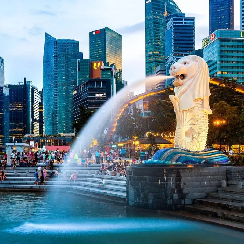 Merlion Park, c&ocirc;ng tr&igrave;nh biểu tượng cho thời kỳ thịnh vượng tại Singapore 7