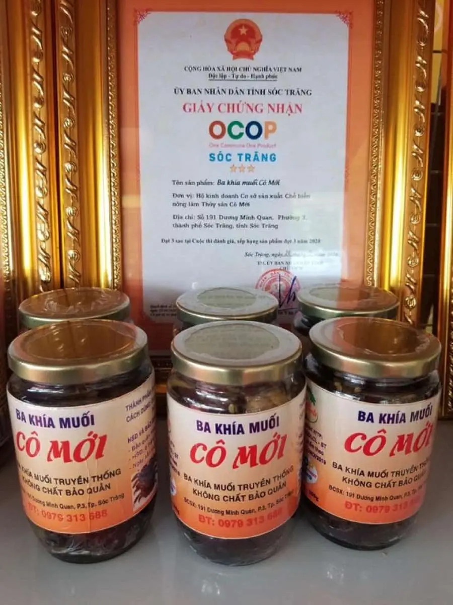 Ba kh&iacute;a muối C&ocirc; Mới, đặc sản miền T&acirc;y s&ocirc;ng nước nhiều người ưa chuộng 5