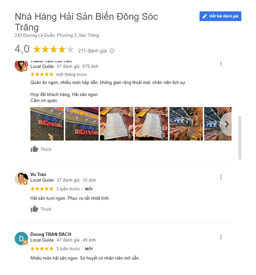 Nh&agrave; H&agrave;ng Hải Sản Biển Đ&ocirc;ng S&oacute;c Trăng v&agrave; hương vị nức l&ograve;ng thực kh&aacute;ch 12