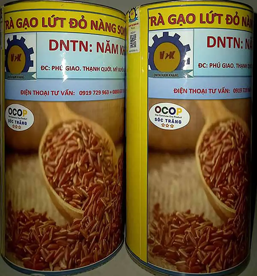 Tr&agrave; gạo lứt đỏ N&agrave;ng Son rang, thức uống l&agrave;nh mạnh c&ocirc;ng dụng tuyệt vời 2