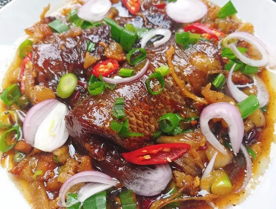 Hương vị Mắm cá lóc kho dừa Sóc Trăng đậm đà, khó quên