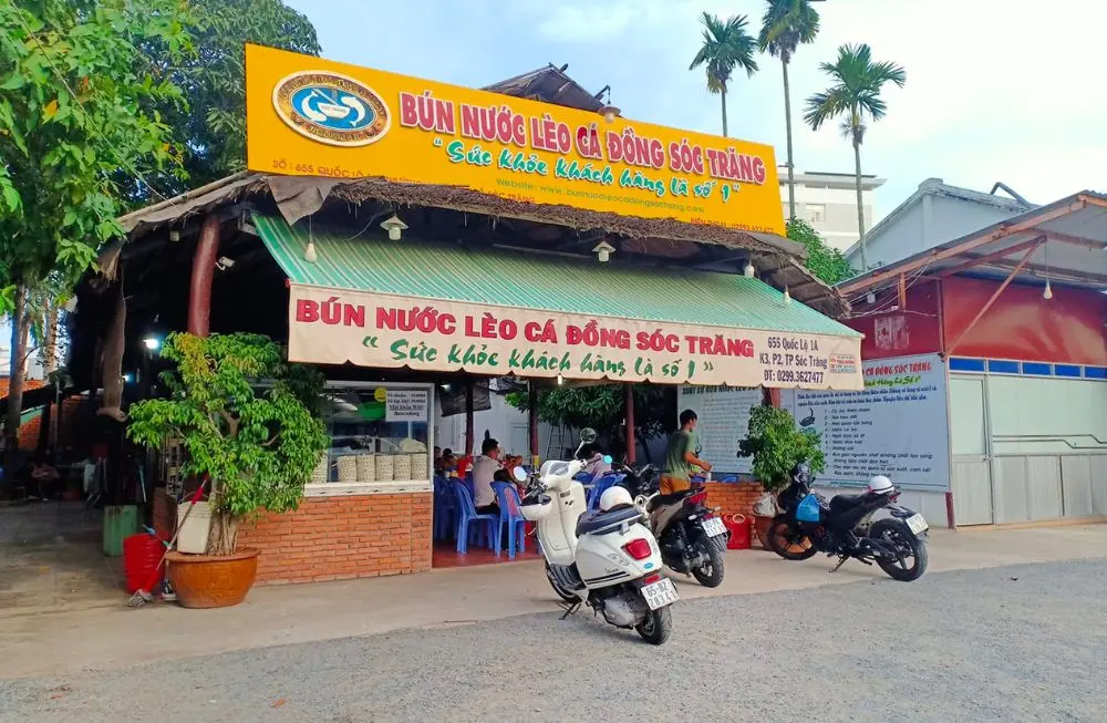 Quán Bún Nước Lèo Cá Đồng Sóc Trăng đã ăn một lần là chỉ có ghiền