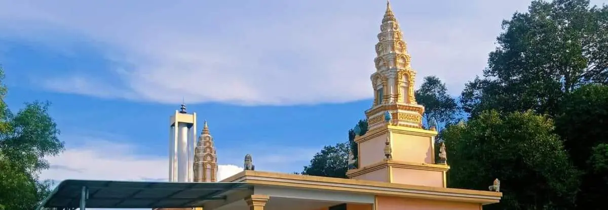 Chùa Svay Tây Ninh theo trường phái Nam tông Khmer khiến bạn trầm trồ