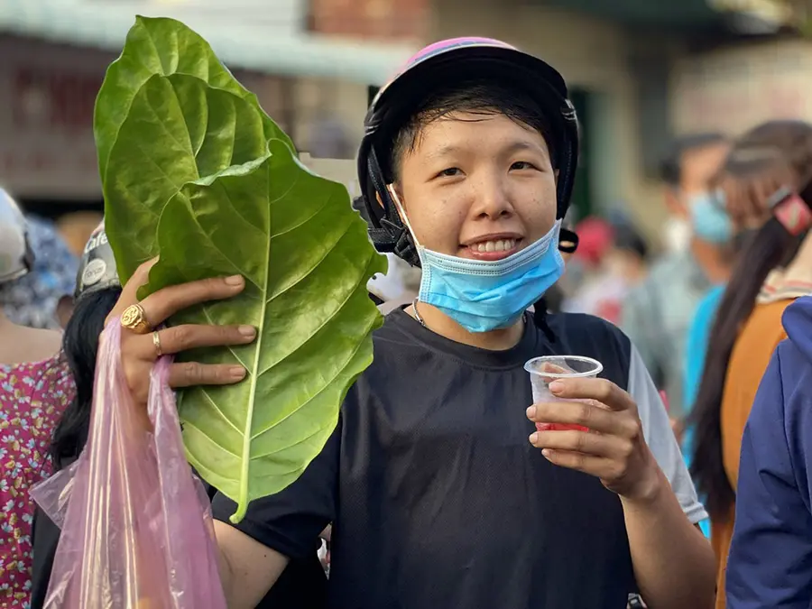 Chợ l&aacute; T&acirc;y Ninh v&agrave; phong c&aacute;ch mua b&aacute;n v&ocirc; c&ugrave;ng độc đ&aacute;o 5