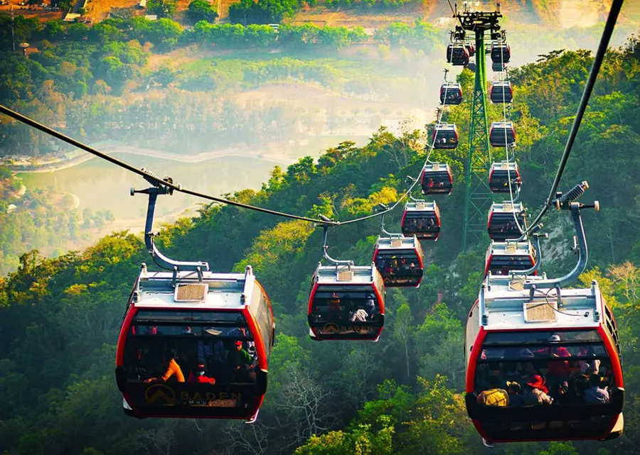 Gh&eacute; Sun World Ba Den Mountain vui chơi qu&ecirc;n lối về 2