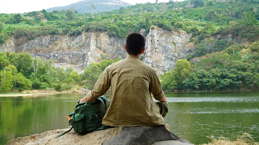 Hồ N&uacute;i Đ&aacute; T&acirc;y Ninh, vi&ecirc;n ngọc b&iacute;ch xanh ng&aacute;t giữa l&ograve;ng thung lũng 4