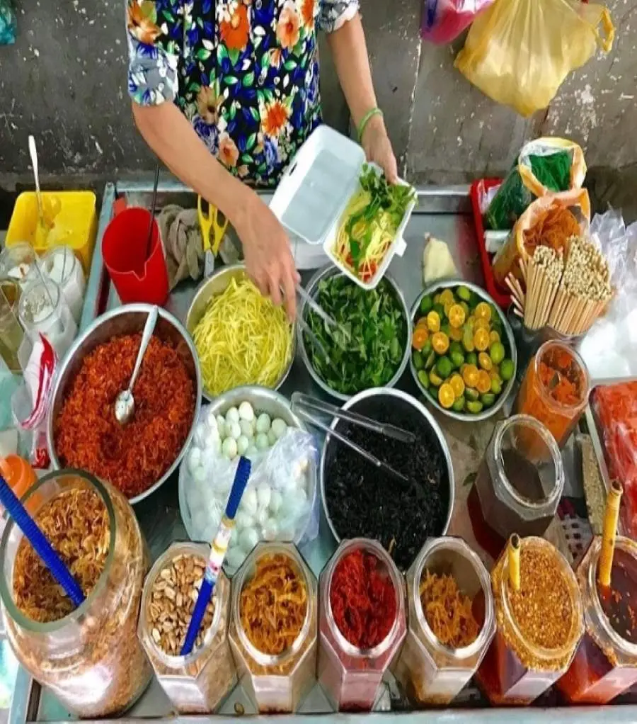 B&aacute;nh tr&aacute;ng trộn T&acirc;y Ninh, m&oacute;n ăn vặt được giới trẻ tứ phương y&ecirc;u th&iacute;ch 4