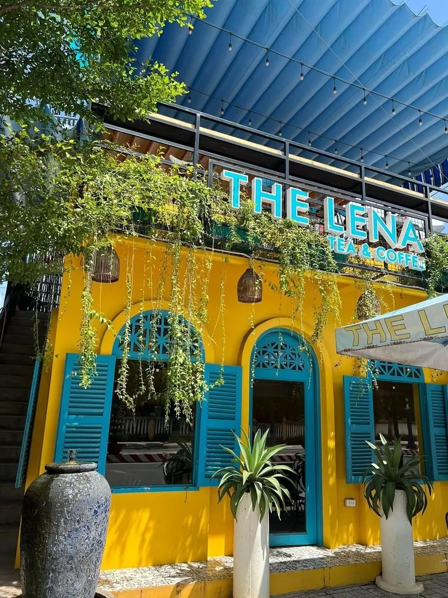 Gh&eacute; The Lena Tea Coffee, chill tại kh&ocirc;ng gian sống ảo cực đẹp 2