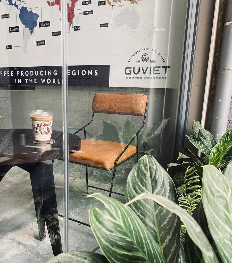 Gu Việt Roastery, trải nghiệm kh&ocirc;ng gian hiện đại đầy ph&aacute; c&aacute;ch 8