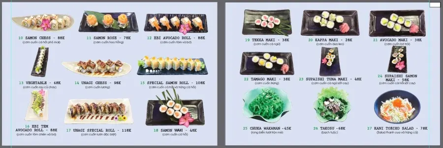 Sushi băng chuyền Sister, thưởng thức ẩm thực chuẩn vị xứ sở hoa anh đ&agrave;o 3