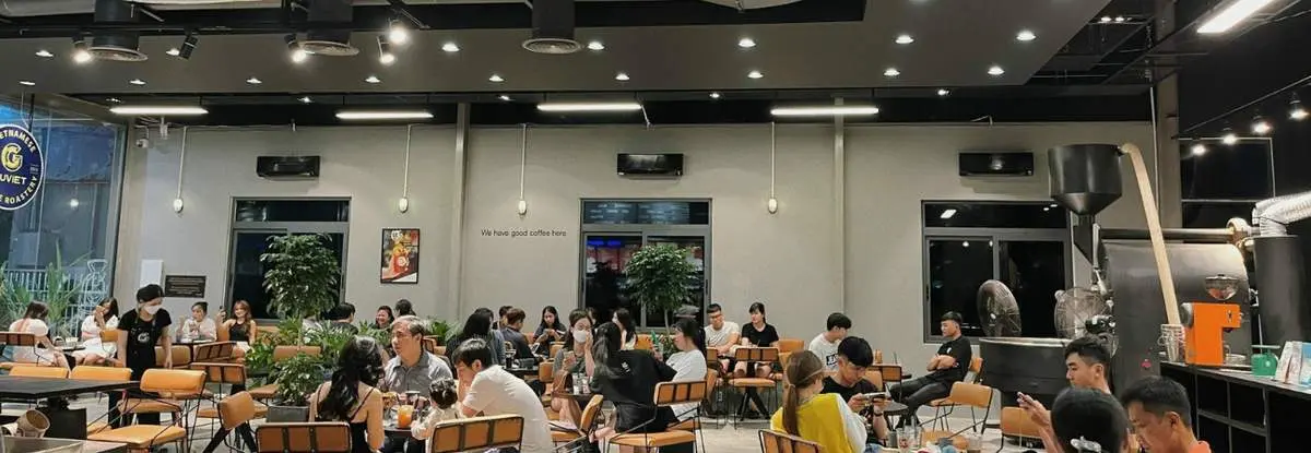Gu Việt Roastery, trải nghiệm không gian hiện đại đầy phá cách