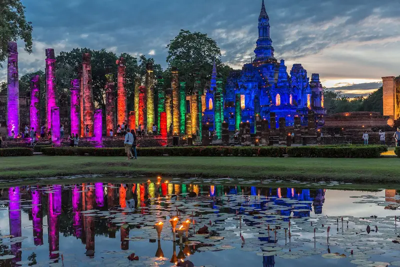 Cố đ&ocirc; Sukhothai nơi đ&oacute;n b&igrave;nh minh của hạnh ph&uacute;c tại Th&aacute;i Lan 12