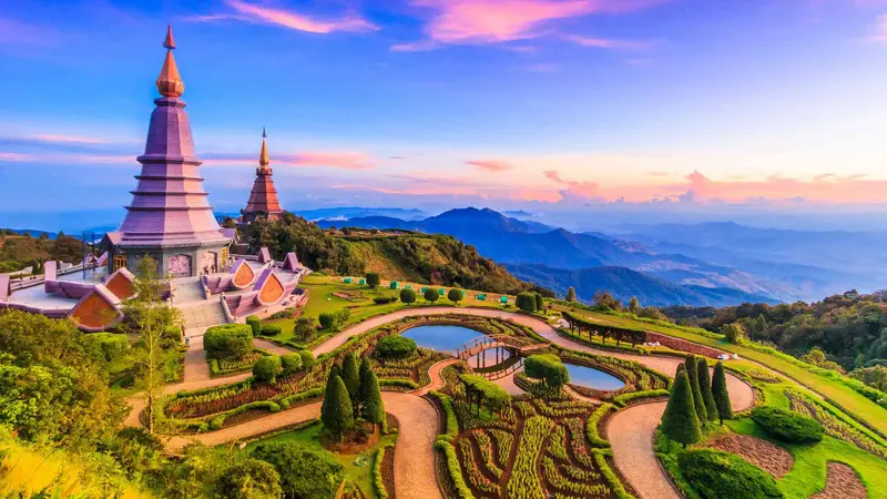 C&ocirc;ng vi&ecirc;n Quốc gia Doi Inthanon m&aacute;i nh&agrave; của Th&aacute;i Lan tại Chiang Mai 6