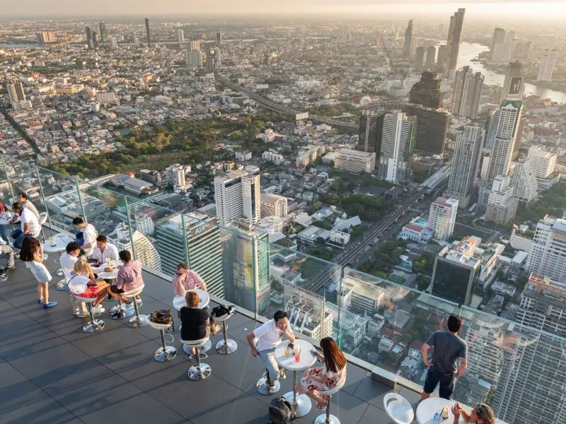 Kinh nghiệm tham quan Mahanakhon Skywalk: Gi&aacute; v&eacute; v&agrave; c&aacute;ch di chuyển 6