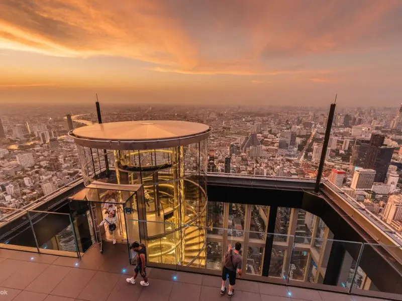 Kinh nghiệm tham quan Mahanakhon Skywalk: Gi&aacute; v&eacute; v&agrave; c&aacute;ch di chuyển 5