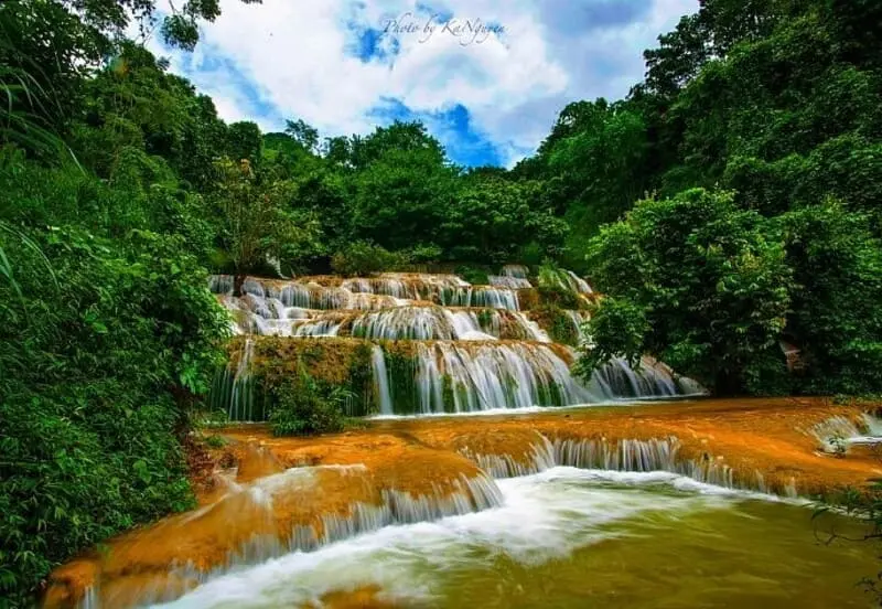 Chinh phục Th&aacute;c M&acirc;y Thanh H&oacute;a, n&agrave;ng thơ giữa rừng gi&agrave; 4