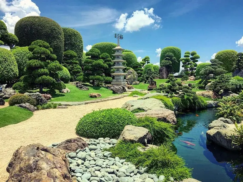 Đến c&ocirc;ng vi&ecirc;n C&aacute; Koi chi&ecirc;m ngưỡng khu vườn Nhật Bản giữa l&ograve;ng S&agrave;i G&ograve;n 7