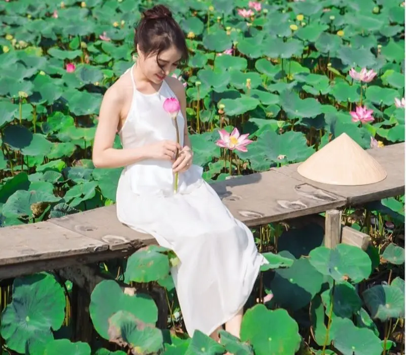 Mê mẩn trước Đầm sen Tam Đa đẹp ngỡ ngàng như Đồng Tháp Mười 5