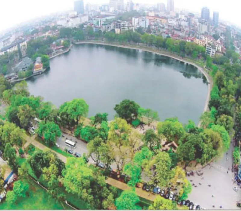 Hồ Thiền Quang: Hòa mình vào không gian thơ mộng giữa thủ đô Hà Nội