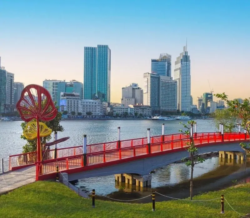 Khám phá Cầu Tình Yêu Sài Gòn với view đẹp “ngất ngây”