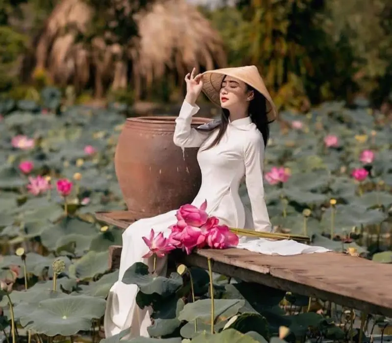 Mê mẩn trước Đầm sen Tam Đa đẹp ngỡ ngàng như Đồng Tháp Mười