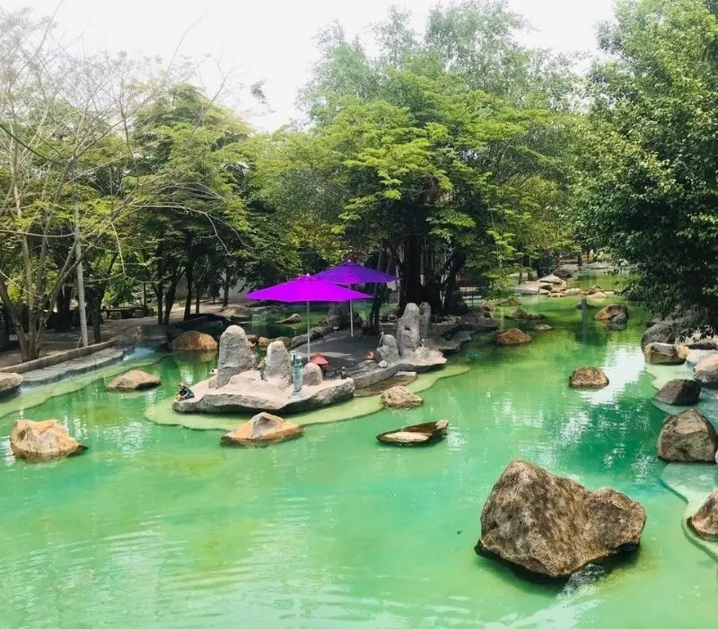 Review KDL sinh thái ven sông Bình Mỹ: Kinh nghiệm vui chơi, ăn uống