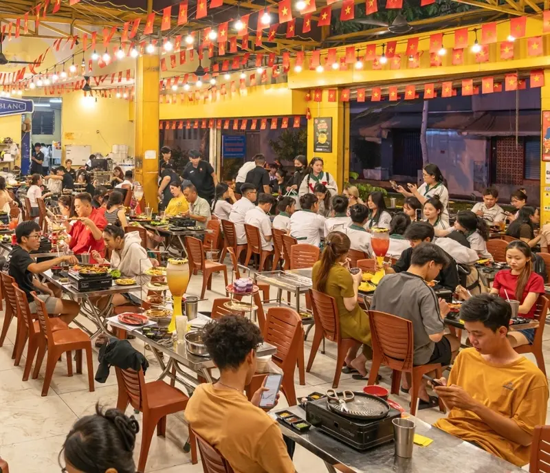 M&aacute;ch bạn 8 qu&aacute;n nướng G&ograve; Vấp ngon b&aacute; ch&aacute;y cho team m&ecirc; BBQ 6