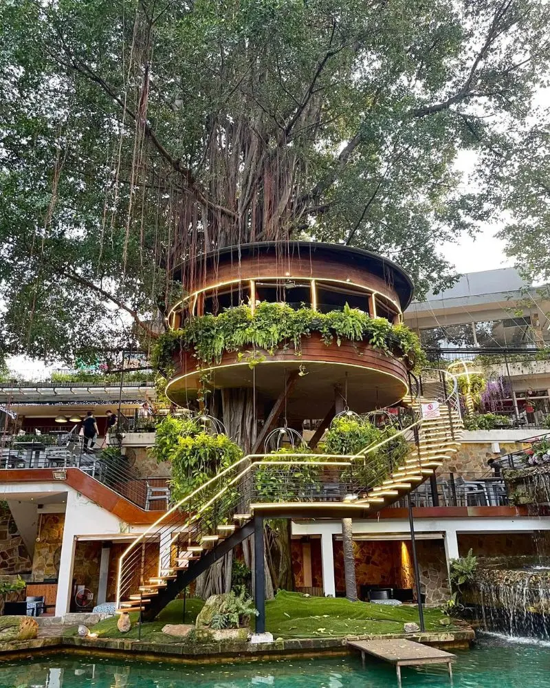 Qu&aacute;n Du Mi&ecirc;n Garden Cafe: Khu vườn xanh m&aacute;t giữa S&agrave;i Th&agrave;nh 7