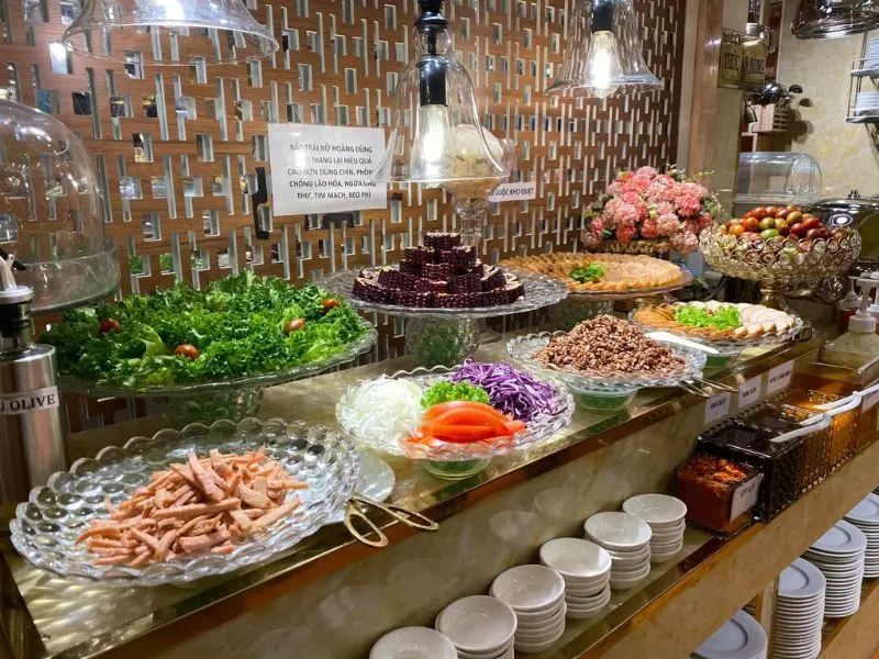 Review nh&agrave; h&agrave;ng Tịnh T&acirc;m Trai từ thực đơn đến kh&ocirc;ng gian 5