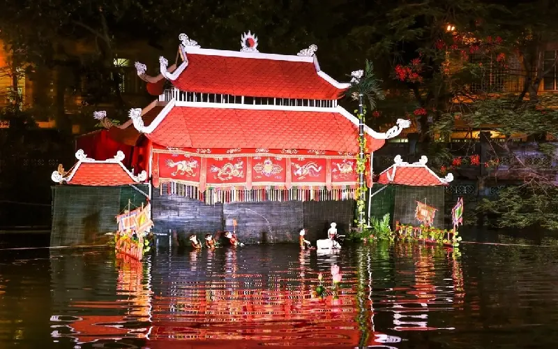 4 địa chỉ tr&igrave;nh diễn m&uacute;a rối nước truyền thống tại S&agrave;i G&ograve;n 8