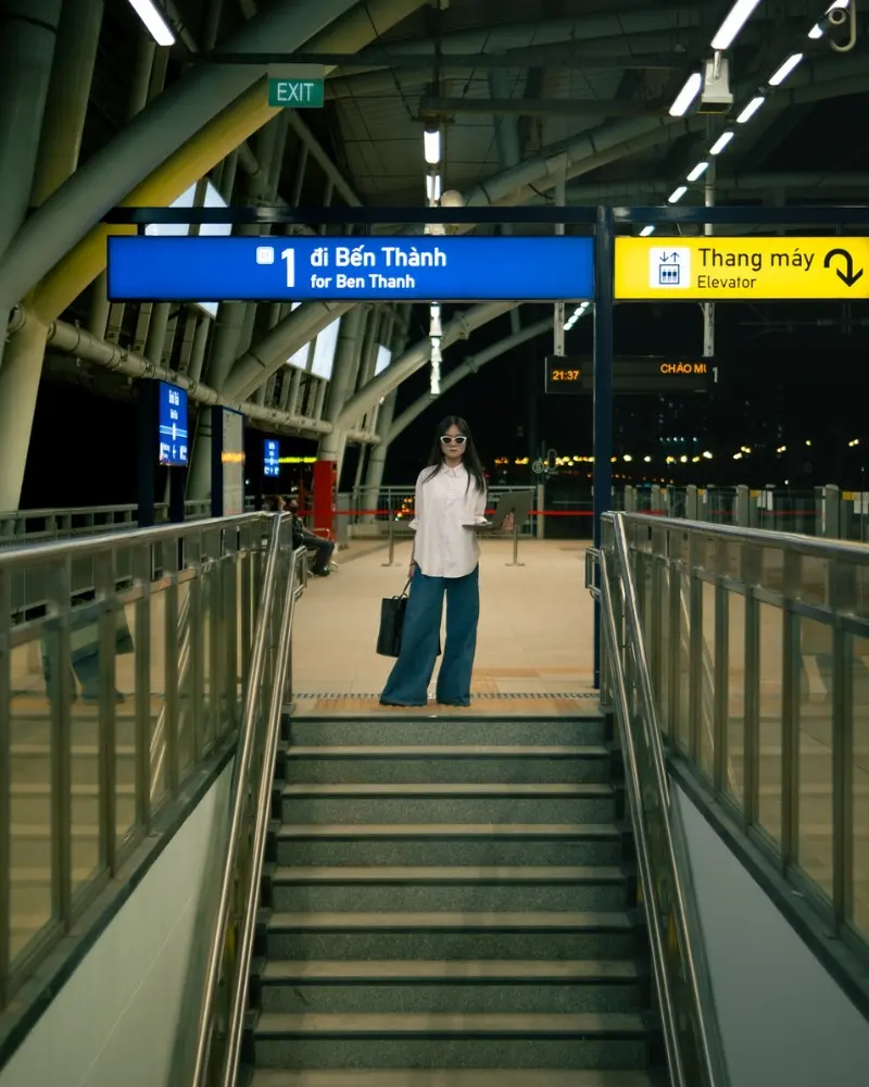 Loạt g&oacute;c check-in cực điện ảnh tại metro Bến Th&agrave;nh Suối Ti&ecirc;n 18
