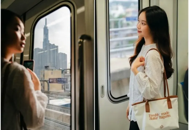 Loạt g&oacute;c check-in cực điện ảnh tại metro Bến Th&agrave;nh Suối Ti&ecirc;n 6