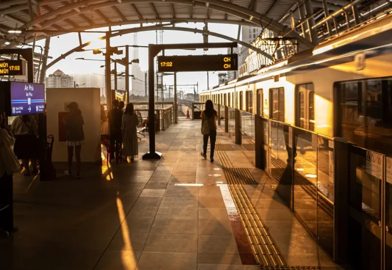 Loạt g&oacute;c check-in cực điện ảnh tại metro Bến Th&agrave;nh Suối Ti&ecirc;n 27