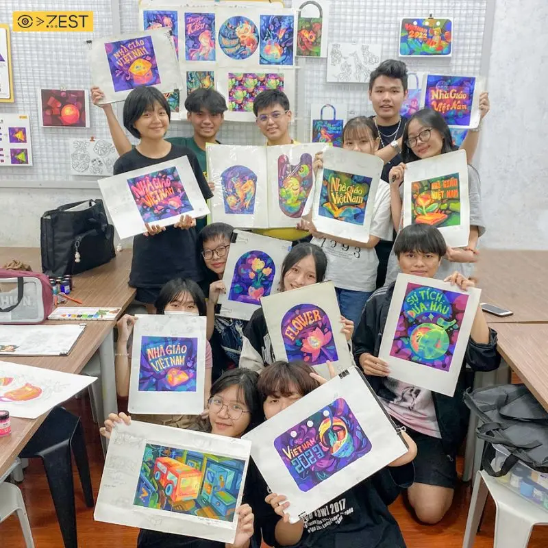 Top 9 workshop vẽ tranh nghệ thuật thư gi&atilde;n tại S&agrave;i G&ograve;n 4