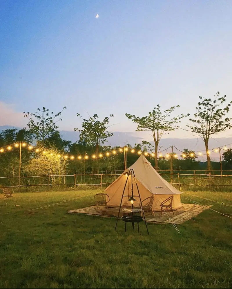Vietgangz Glamping v&agrave; trải nghiệm cắm trại giữa l&ograve;ng th&agrave;nh phố 4