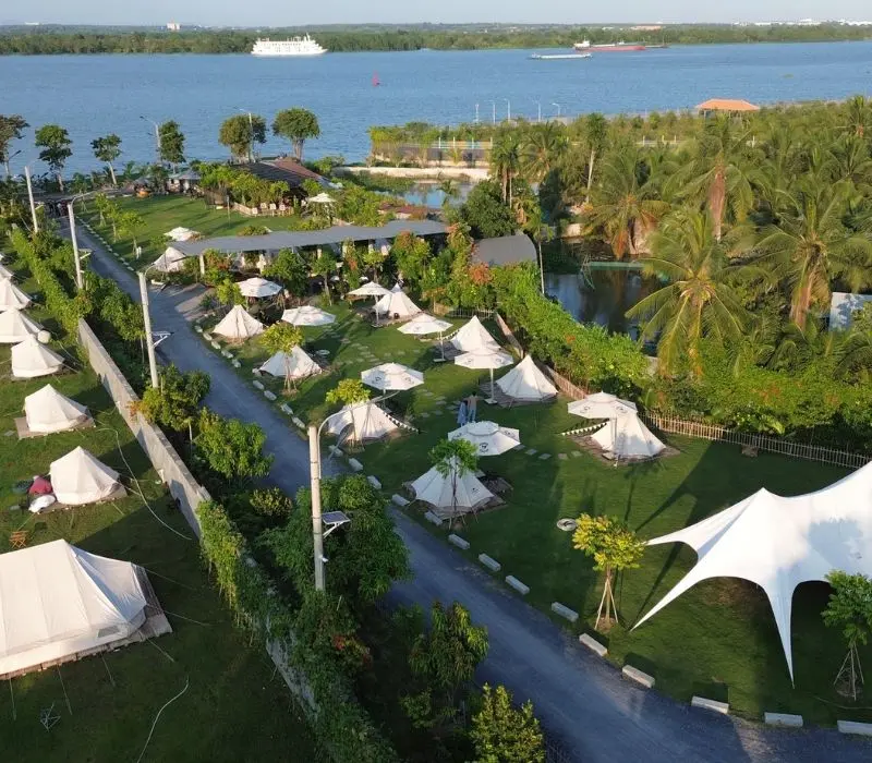 Riverside Glamping: Khu cắm trại sang trọng ven sông giữa lòng Sài Gòn