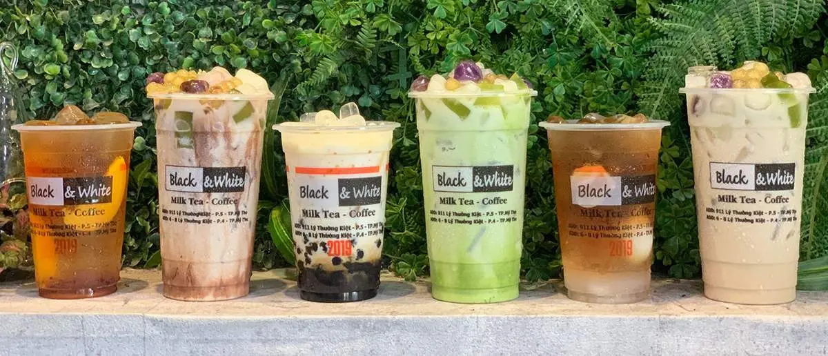 Black and White Milktea Coffee, quán cà phê với thực đơn đa dạng và hấp dẫn