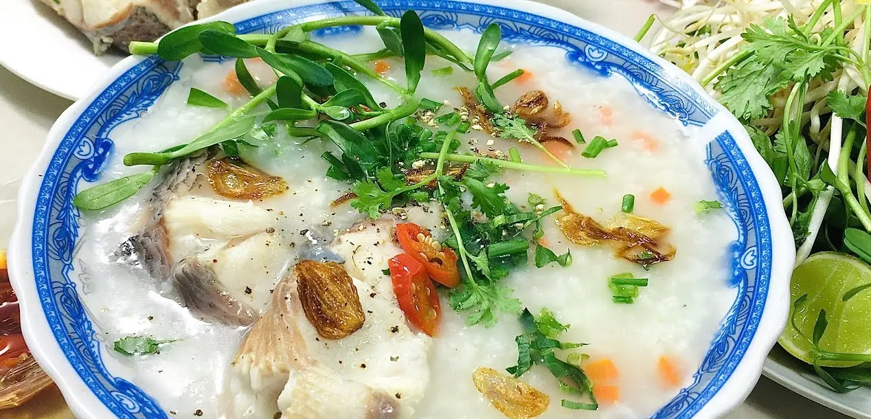 Chuẩn vị miền T&acirc;y với Ch&aacute;o c&aacute; l&oacute;c chợ V&ograve;ng Nhỏ 7