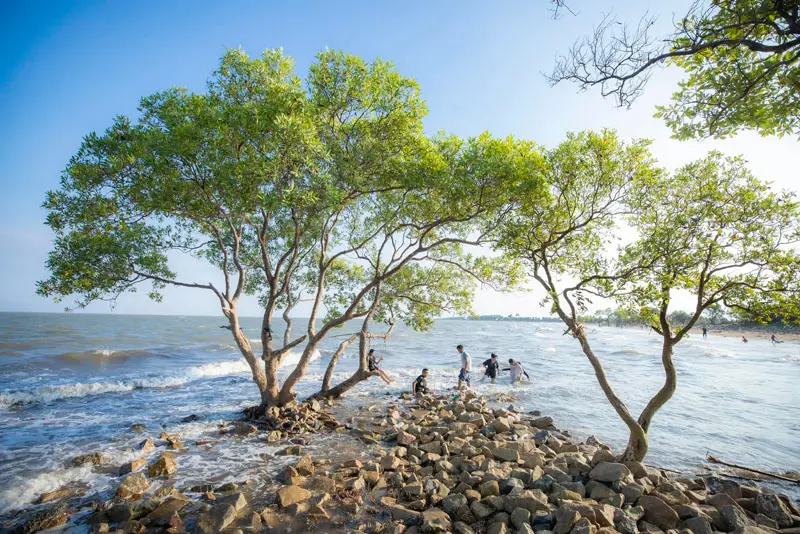 Kh&aacute;m ph&aacute; biển Rạch B&ugrave;n hoang sơ v&agrave; thanh b&igrave;nh 4